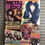 Pop-Art-Metal Edge Magazine May 1987 Motley Crue Bon Jovi Metallica VERY GOOD FREE SHIP A