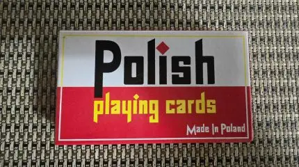 Pop-Art-Vintage Polish Playing Cards Double Face w_Jokers Trick Cards, Fun Cards A_Final