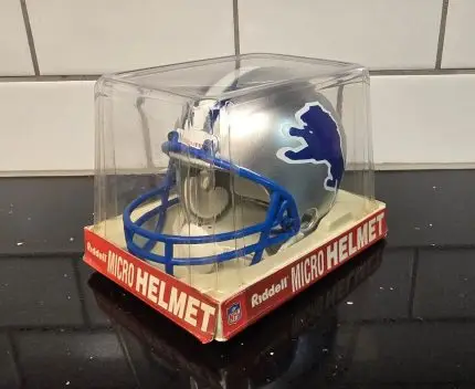 Detroit Lions Micro Helmet NFL Football Collectible Riddell BRAND NEW IN BOX A
