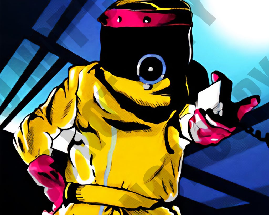 8x10 Back to Future George McFly Darth Vader Van Halen Scene Art_Display